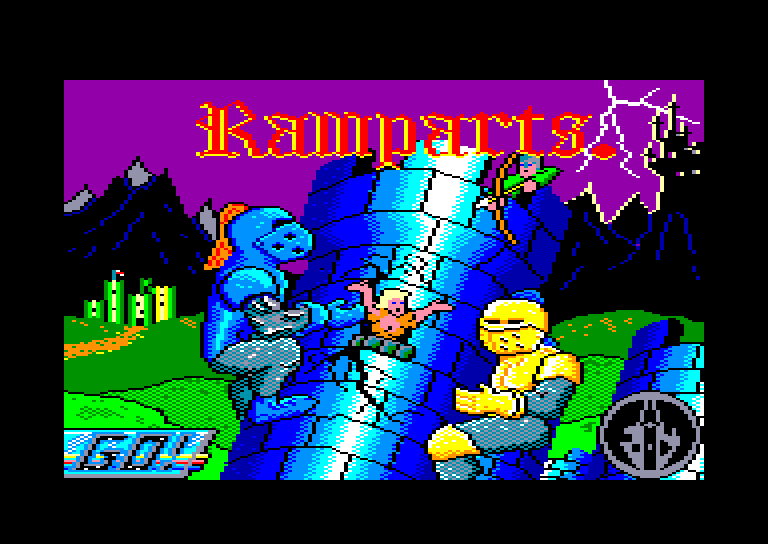 screenshot du jeu Amstrad CPC Ramparts