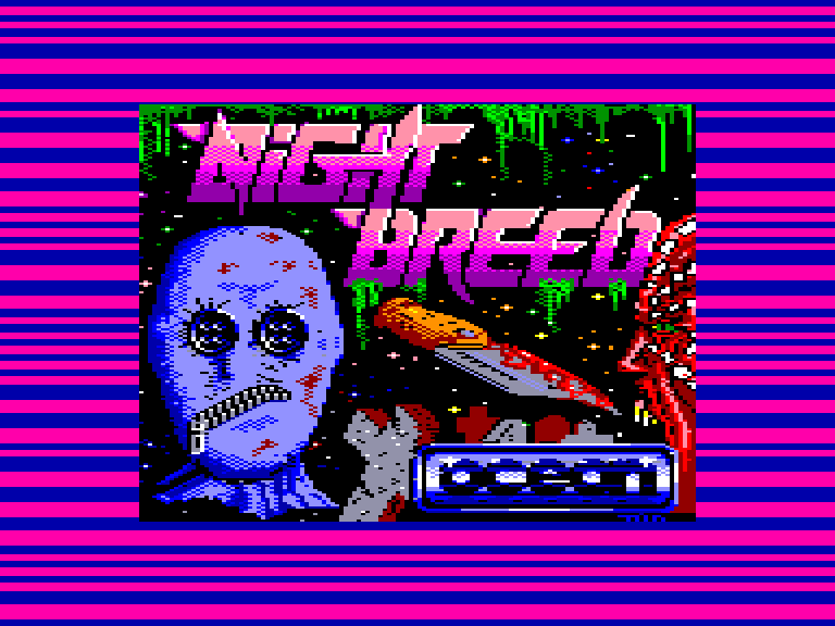 screenshot of the Amstrad CPC game Nightbreed - The Action Game