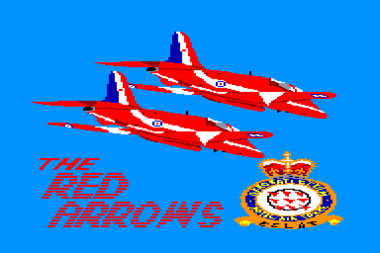 screenshot of the Amstrad CPC game Red arrows