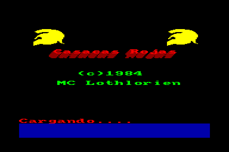 screenshot of the Amstrad CPC game Red coats