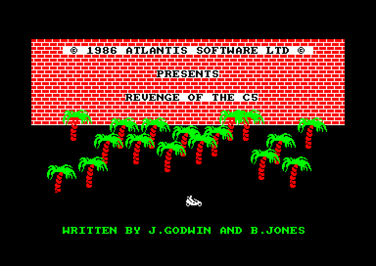 screenshot of the Amstrad CPC game Revenge of the c5