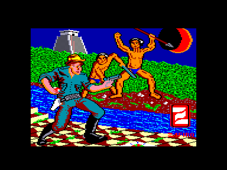 screenshot of the Amstrad CPC game Rex hard
