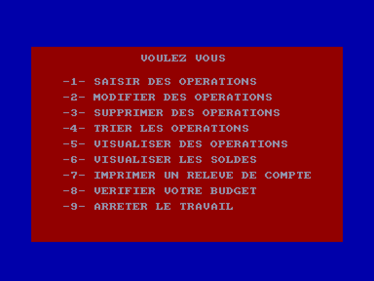 screenshot du jeu Amstrad CPC Richelieu