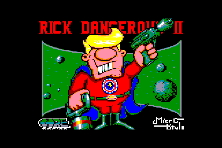 screenshot du jeu Amstrad CPC Rick Dangerous II