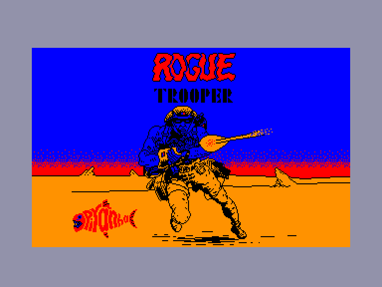 screenshot du jeu Amstrad CPC Rogue Trooper