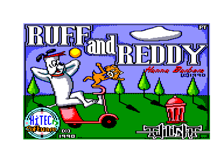 screenshot of the Amstrad CPC game Ruff And Reddy