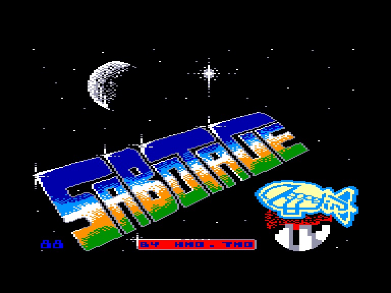 screenshot of the Amstrad CPC game Sabotage