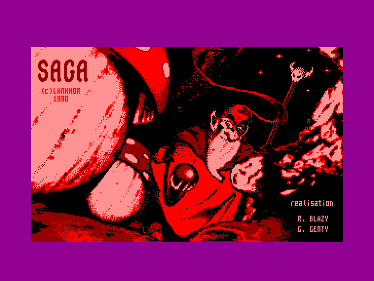 screenshot du jeu Amstrad CPC Saga