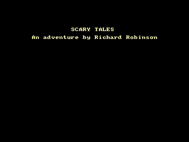 screenshot du jeu Amstrad CPC Scary tales