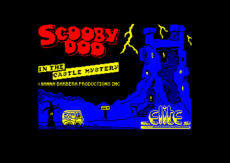 screenshot du jeu Amstrad CPC Scooby Doo
