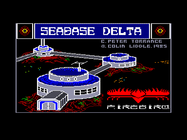 screenshot du jeu Amstrad CPC Seabase delta