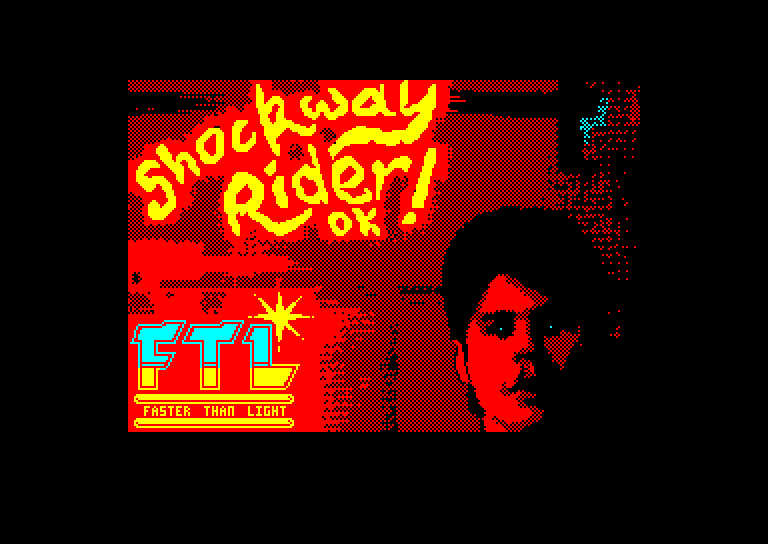 screenshot du jeu Amstrad CPC Shockway Rider