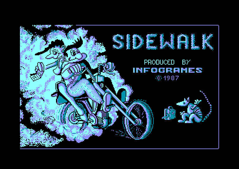 screenshot of the Amstrad CPC game Renaud - Marche a l'Ombre