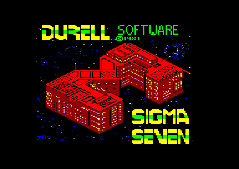 screenshot of the Amstrad CPC game Sigma 7