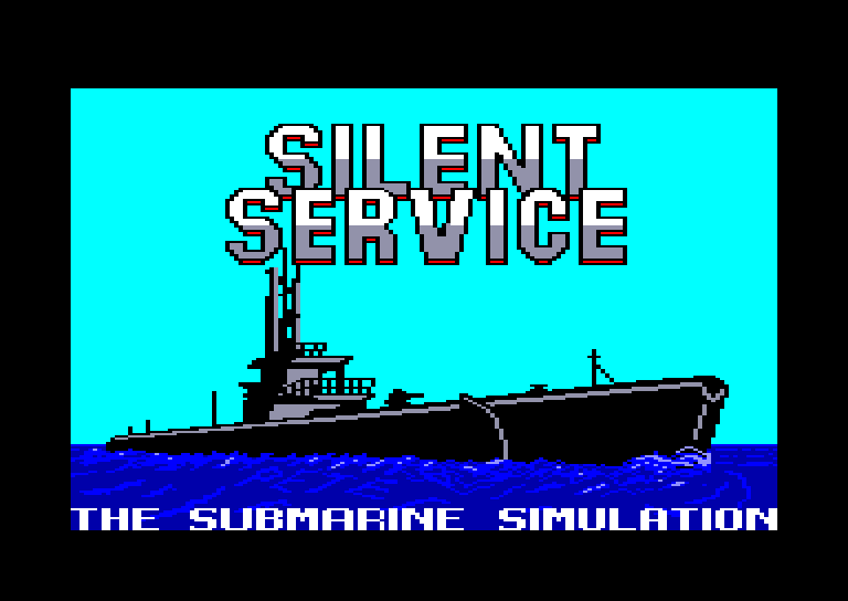 screenshot du jeu Amstrad CPC Silent service