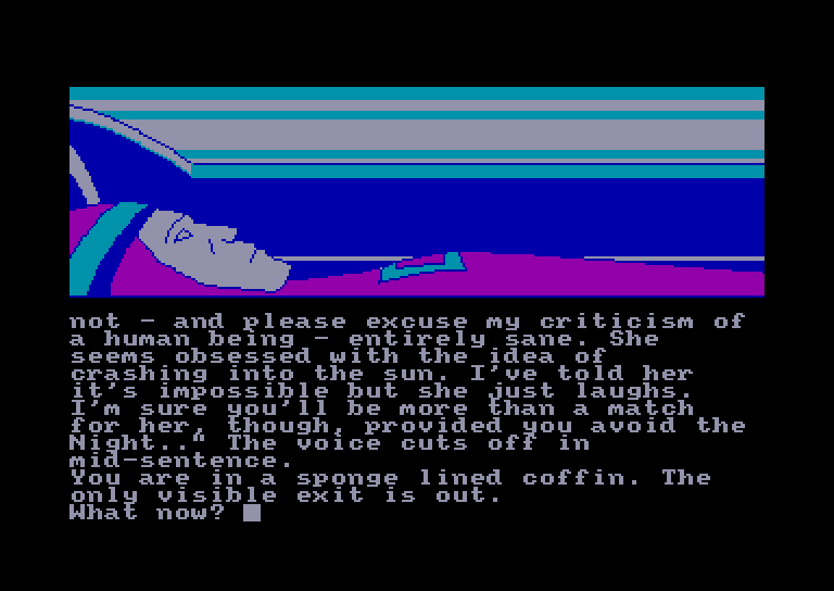 screenshot of the Amstrad CPC game Silicon dreams
