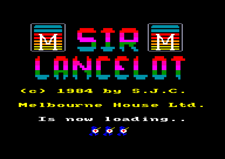 screenshot of the Amstrad CPC game Sir lancelot