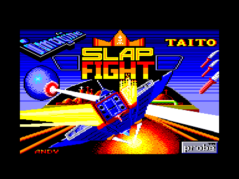 screenshot du jeu Amstrad CPC Slap fight