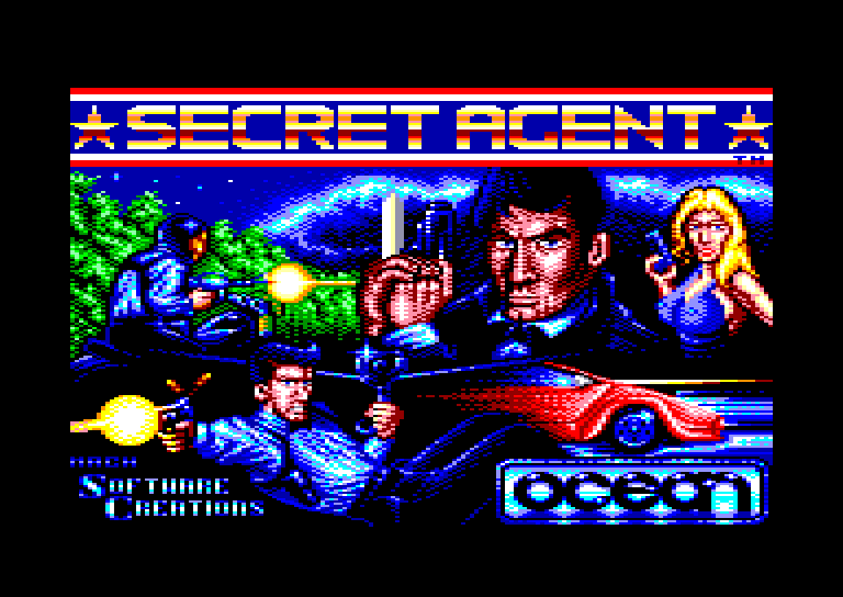 screenshot du jeu Amstrad CPC Secret Agent