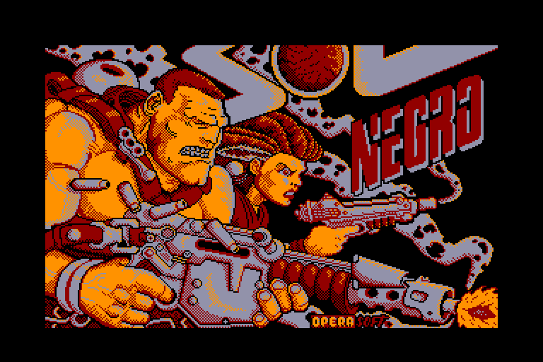 screenshot of the Amstrad CPC game Sol Negro