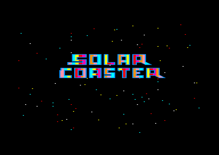 screenshot du jeu Amstrad CPC Solar Coaster
