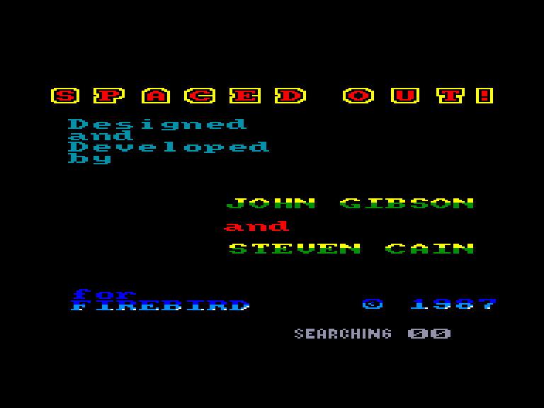 screenshot du jeu Amstrad CPC Spaced Out