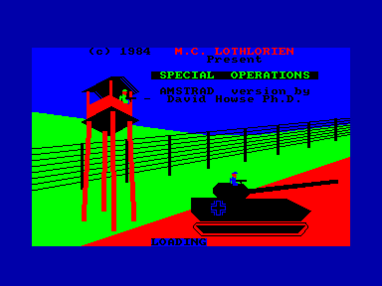 screenshot du jeu Amstrad CPC Special operations