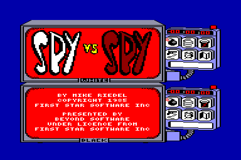 screenshot du jeu Amstrad CPC Spy Vs Spy