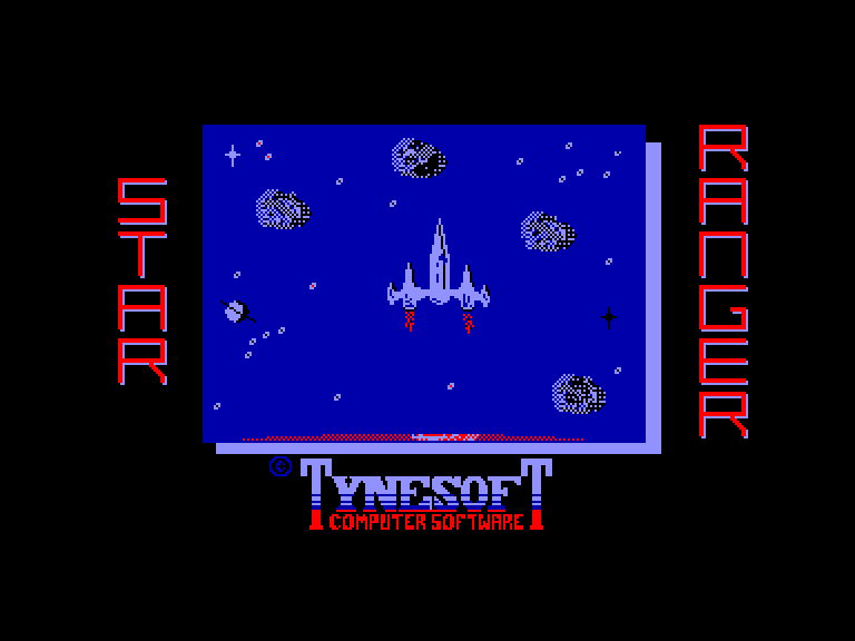screenshot of the Amstrad CPC game Star ranger
