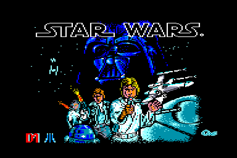 screenshot du jeu Amstrad CPC Star Wars