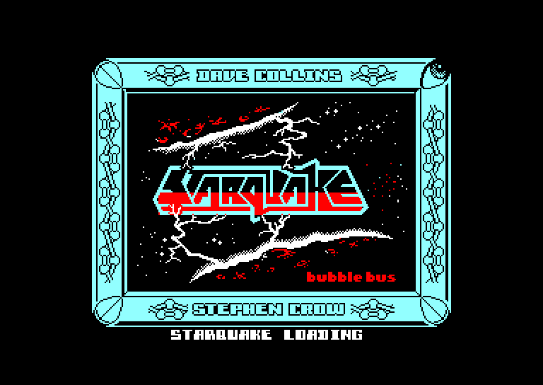 screenshot du jeu Amstrad CPC Starquake