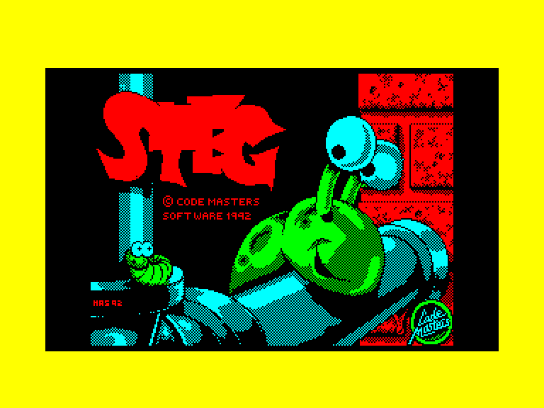 screenshot du jeu Amstrad CPC Steg The Slug