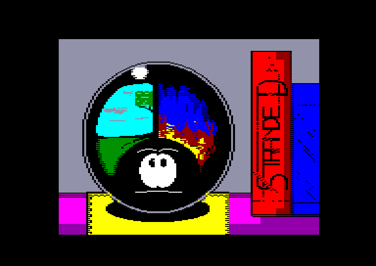 screenshot of the Amstrad CPC game Stranded