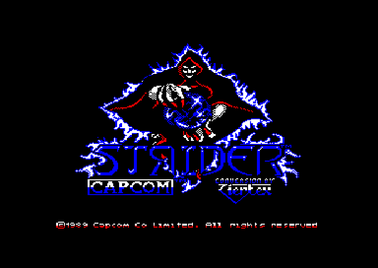 screenshot du jeu Amstrad CPC Strider