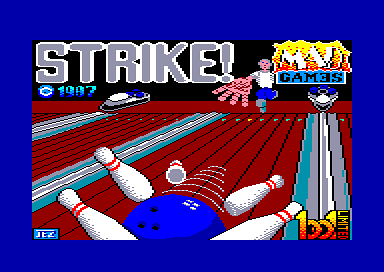 screenshot of the Amstrad CPC game Strike