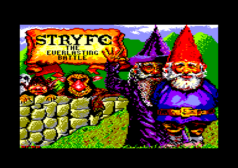 screenshot of the Amstrad CPC game Stryfe