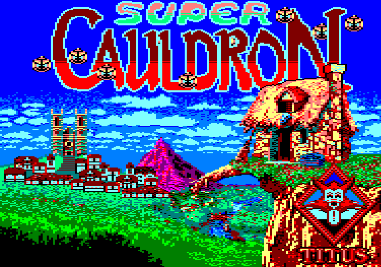 screenshot du jeu Amstrad CPC Super Cauldron