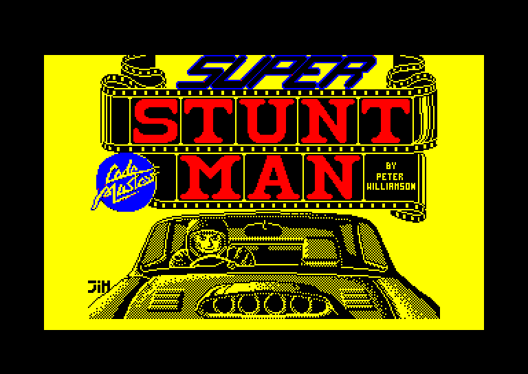 screenshot of the Amstrad CPC game Super Stunt Man