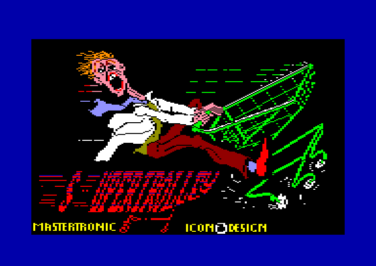 screenshot of the Amstrad CPC game Super Trolley