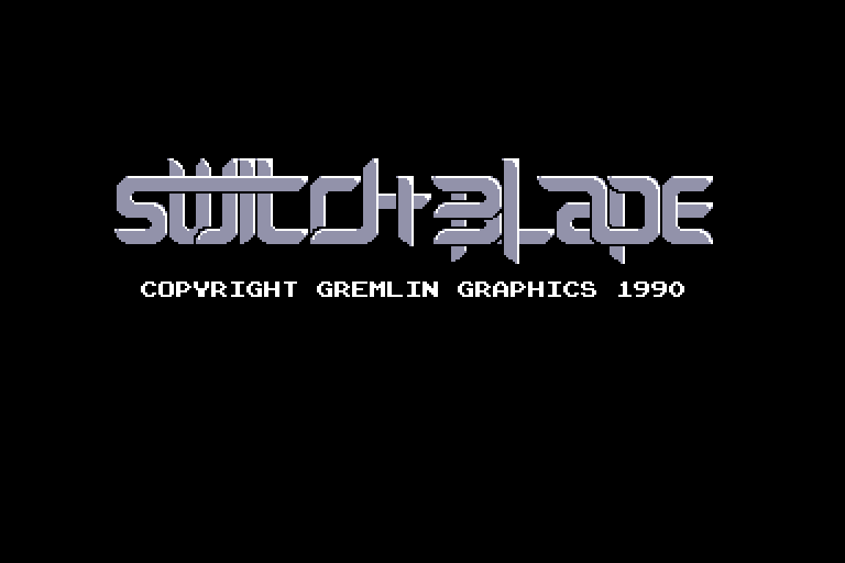 screenshot of the Amstrad CPC game Switchblade