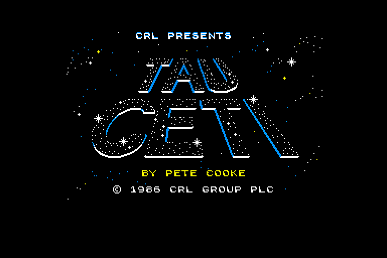 screenshot of the Amstrad CPC game Tau ceti - special edition