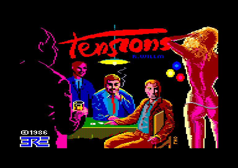 screenshot du jeu Amstrad CPC Tensions