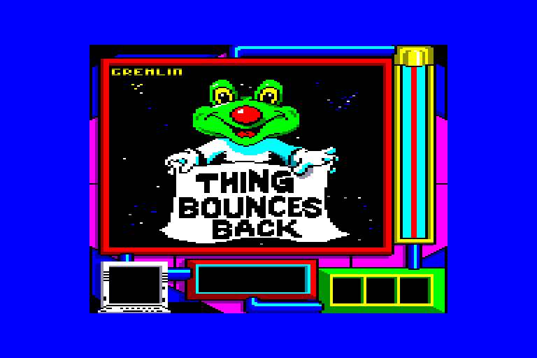 screenshot du jeu Amstrad CPC Thing bounces back