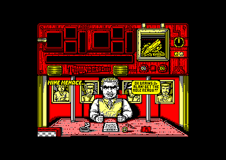 screenshot du jeu Amstrad CPC Thunderbirds