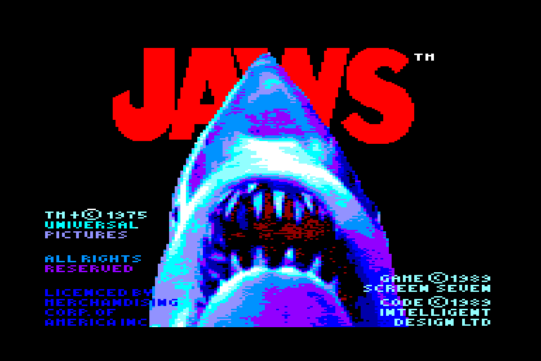 screenshot du jeu Amstrad CPC Tiburon