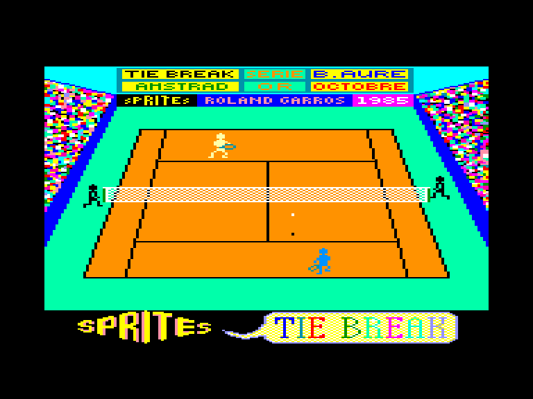 screenshot du jeu Amstrad CPC Tie break