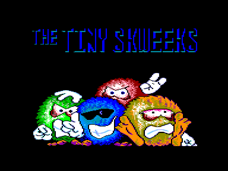 screenshot of the Amstrad CPC game Tiny Skweeks (the)