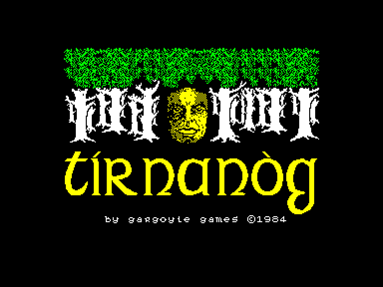 screenshot of the Amstrad CPC game Tir na nog