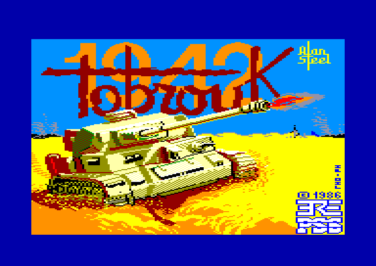 screenshot du jeu Amstrad CPC Tobrouk 1942