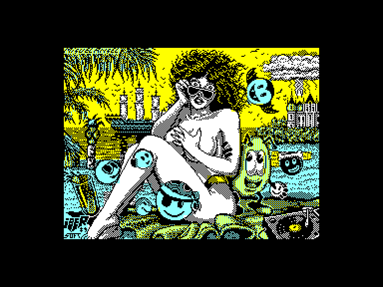 screenshot du jeu Amstrad CPC Toi acid game
